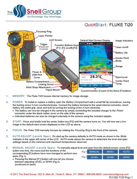 FLUKE TI20 QUICK START Pdf Download | ManualsLib