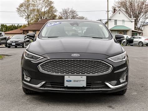 2020 Ford Fusion Hybrid TITANIUM Agate Black, 2.0L iVCT Atkinson Cycle I-4 Hybrid | Dupuis Ford ...