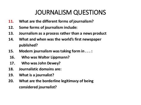 Journalistic principles and ethic questions exam-journalism_(l1)