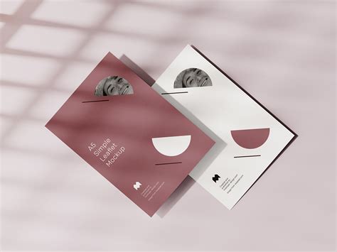 Free A5 Leaflet Mockup