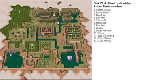 Overworld Item Map - IGN