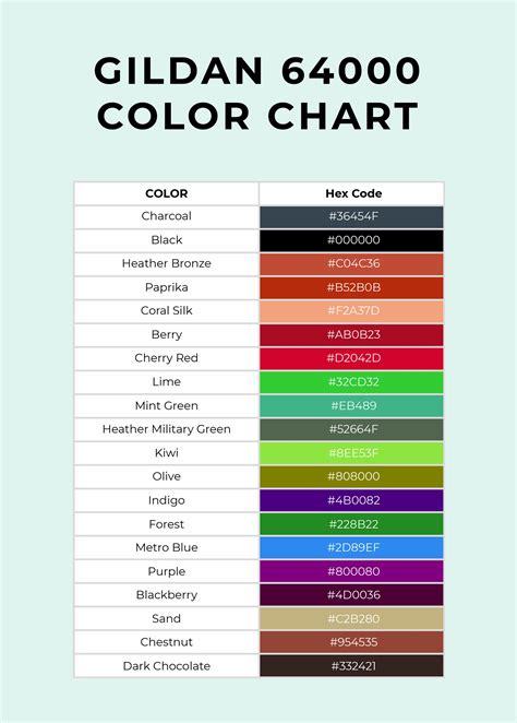 Gildan Size Chart in Illustrator, PDF - Download | Template.net