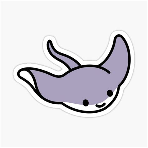 "Stingray" Sticker for Sale by littlemandyart | Redbubble