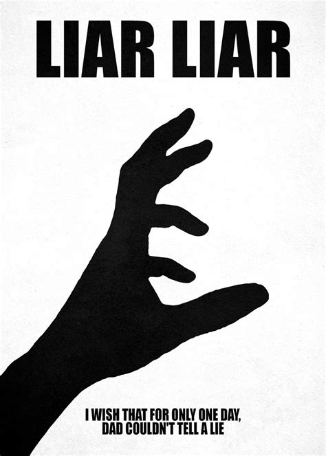 'Liar Liar' Poster by Graphix | Displate