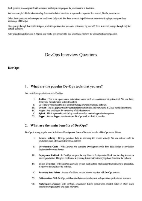 Top 200 DevOps Engineer Interview Questions and Answers PDF - Connect 4 ...