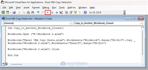 How to Copy and Paste in Excel Using VBA (12 Methods) - ExcelDemy