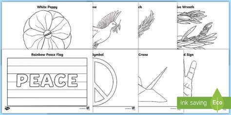 World Day of Peace Colouring Pages (teacher made) - Twinkl