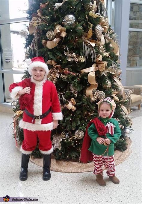 Santa & his Elf Costume | Coolest DIY Costumes