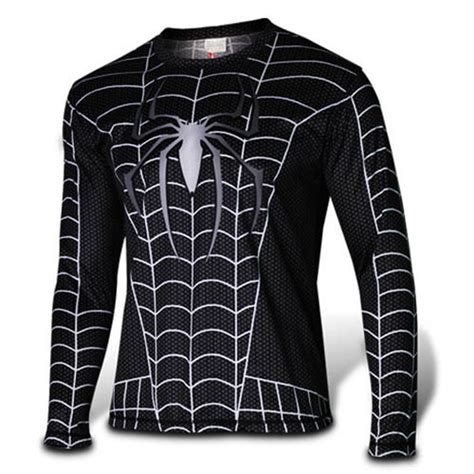 Men's Black Spider-Man Long Shirt | Spiderman shirt, Shirts, Mens tshirts