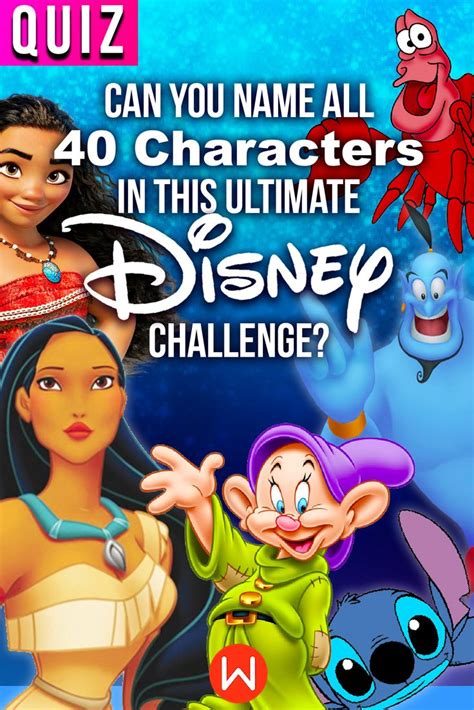 Quiz: Can You Name All 40 Characters In This Ultimate Disney Challenge ...