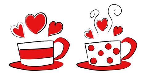 Valentine Coffee Cups by shuallyo on DeviantArt