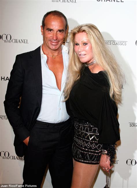 Jocelyn Wildenstein and husband Lloyd Klein at the Coco Before Chanel after party in Los Angeles ...