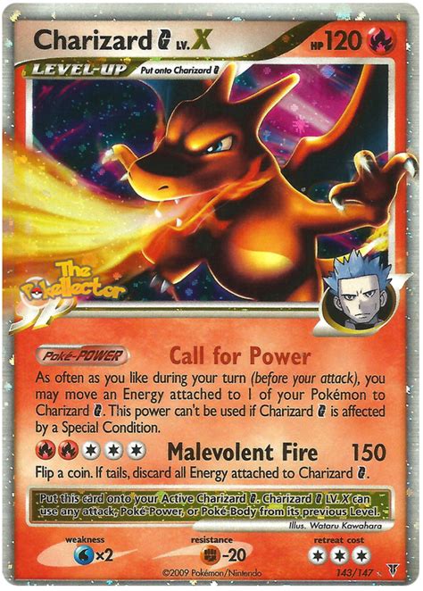 Charizard G LV. X - Platinum - Supreme Victors #143 Pokemon Card