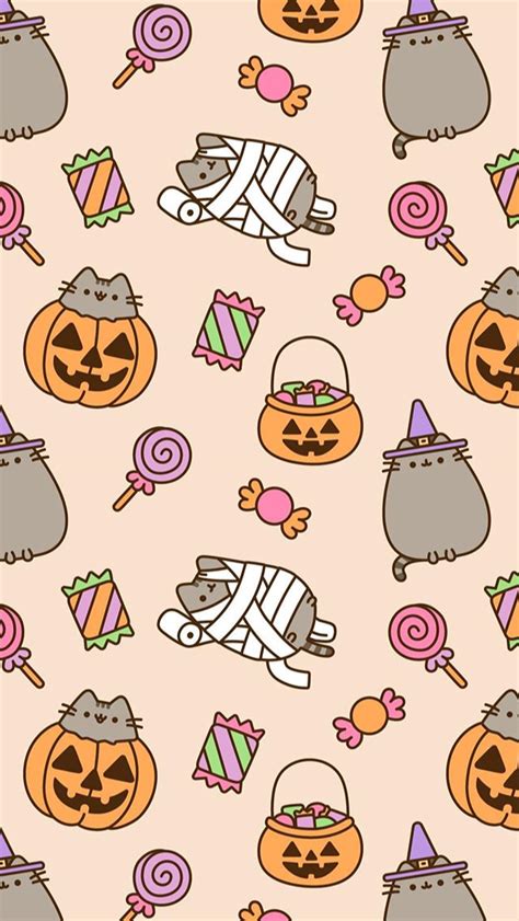 Pin by plum warrior on Pusheen & HK screens | Halloween wallpaper cute ...