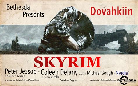 What do you guys think of my Skyrim movie poster? : r/skyrim