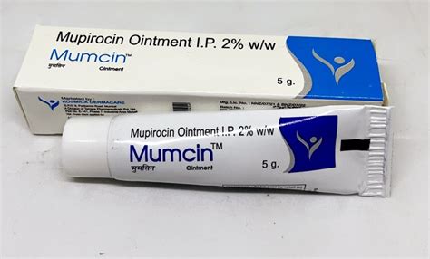 Mupirocin Mumcin Ointment 5g, For Clinical, Packaging Type: Tube at Rs 132/piece in Sas Nagar