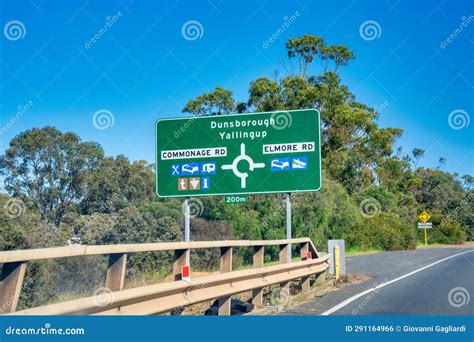 Road Signs in South Western Australia Stock Photo - Image of water, blue: 291164966