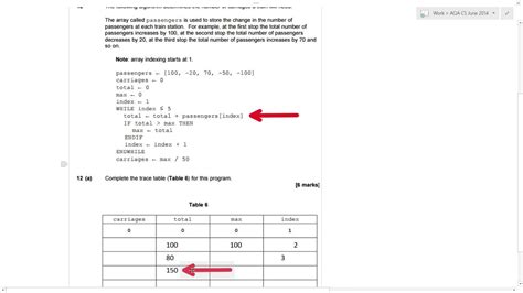 Trace Table For Flow Chart: A Visual Reference of Charts | Chart Master