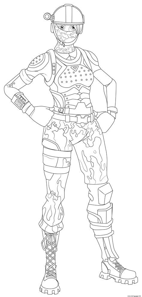 Fortnite Coloring Pages Chaos Agent