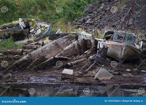 Sand Point Alaska Pier stock photo. Image of reflections - 125570434