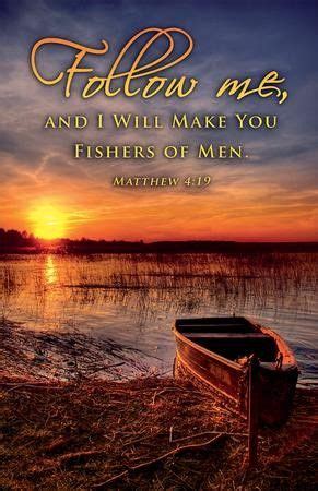 Fishers of Men (Matthew 4:19), Bulletins, 100 | Bible verses quotes ...