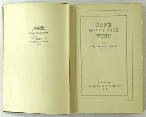 Margaret Mitchell Signed Vintage 1936 First Edition "Gone With The Wind" Hardcover Book (PSA LOA ...