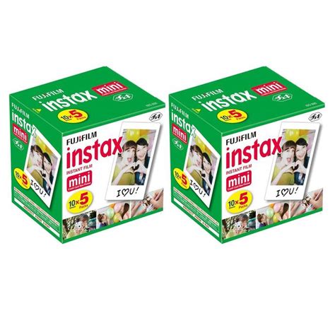 Fujifilm Instax Mini Film Ten Pack (100 exposures) 10-SINGLE PACKS | Film & Supplies at Unique Photo