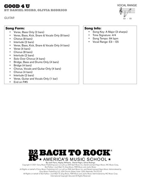 Good 4 U (arr. Bach to Rock) Sheet Music | Olivia Rodrigo | Piano ...