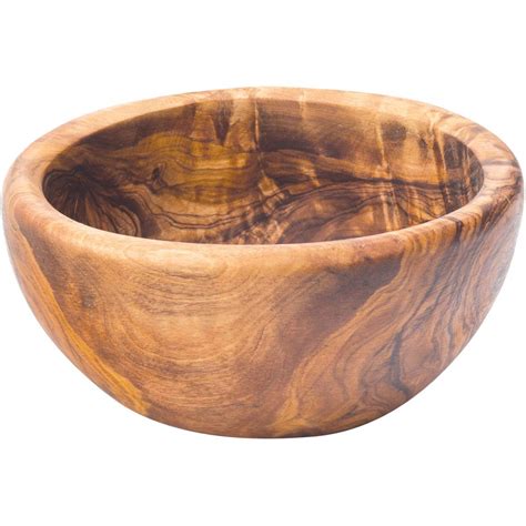 'Bowls' Olive Wood Bowl - Round - 12cm (4.75") - 31cl (11oz) - Noble ...