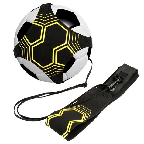 Adjustable Football Kick Trainer Soccer Ball Training Equipment Elastic Practice Waist Belt ...