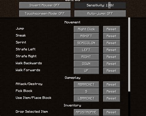 My Minecraft controls that I've used for the past 7 years. (I give a similar control scheme to ...