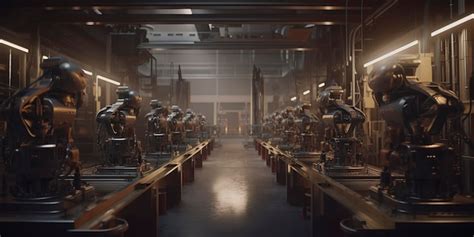 Premium Photo | Automation robots in factory