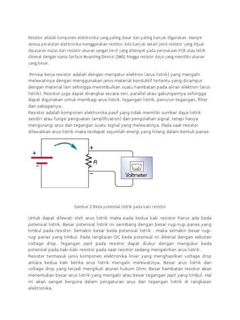 (PDF) Resistor Adalah Komponen Elektronika Yang Paling Dasar Dan Paling Banyak Digunakan 2 ...