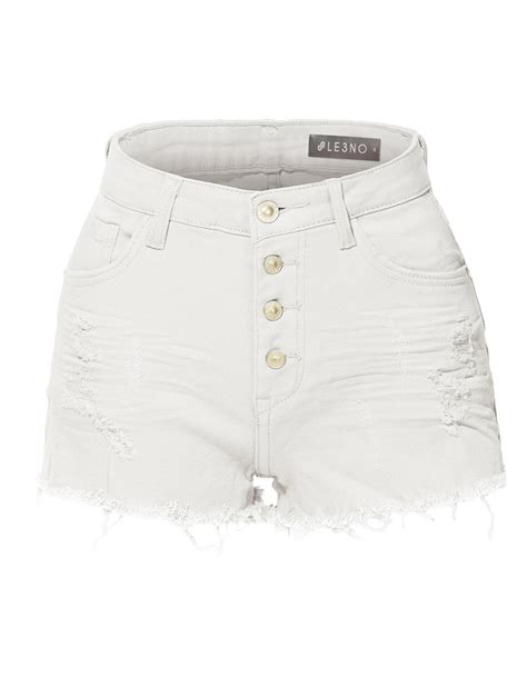 High Waisted Ripped Button Down Denim Shorts (CLEARANCE) | Tween fashion outfits, Teenage ...