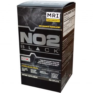 NO2 Black Supplement 300 Caplets by MRI