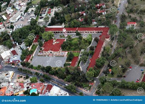 Aerial and Urban View of the Town of San Juan Teotihuacan Mexico Stock ...