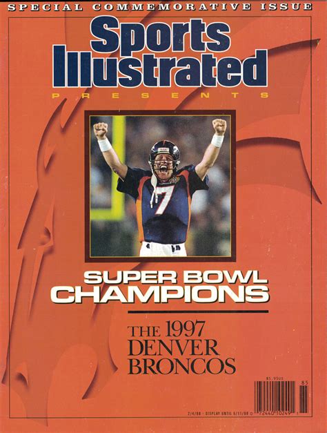 John Elway Denver Broncos 1998 Sports Illustrated Super Bowl Champions 26719 – Denver Autographs