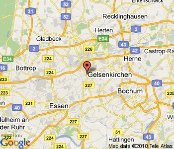 Gelsenkirchen Germany Map