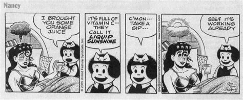 Nancy comic strip 2005/11/17 featuring Aunt Fritzi Ritz by Guy & Brad Gilchrist, in Philip R ...