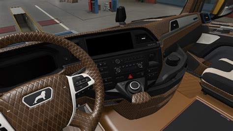 ETS2: MAN TGX 2020 Black - Beige Interior v 1.0 Trucks, Interieurs, MAN Mod für Eurotruck ...