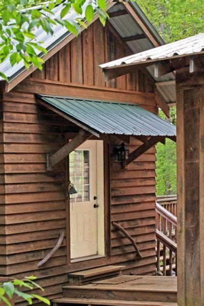 Log cabin, mud room entry door Front Door Awning, Porch Overhang, Porch Awning, Diy Awning ...