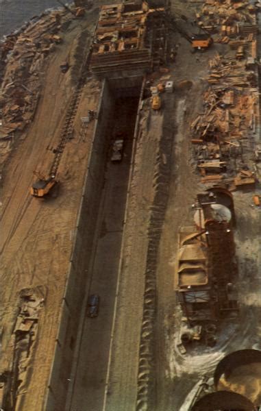 Chesapeake Bay Bridge Tunnel Construction Virginia