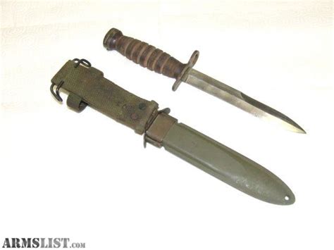 ARMSLIST - For Sale: USM4 M1 Carbine Bayonet w/USM8 metal scabbord