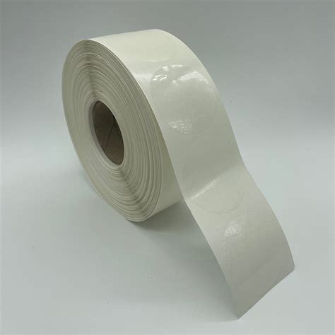 40mm Round Clear Labels on Rolls | 1000 Labels per Roll