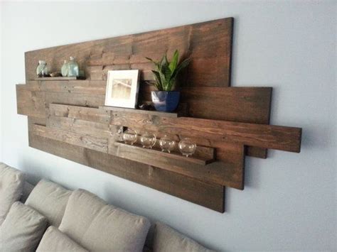 Moderne / rustikale / industrielle aufgearbeitete hölzerne Wandkunst! | Reclaimed wood wall art ...