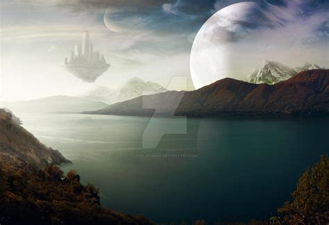 Futuristic Landscape by Guik-Studios on DeviantArt