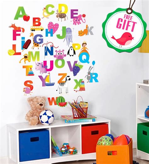 Kindergarten Classroom Decor, Preschool Wall Decal, ABC Decals for ...