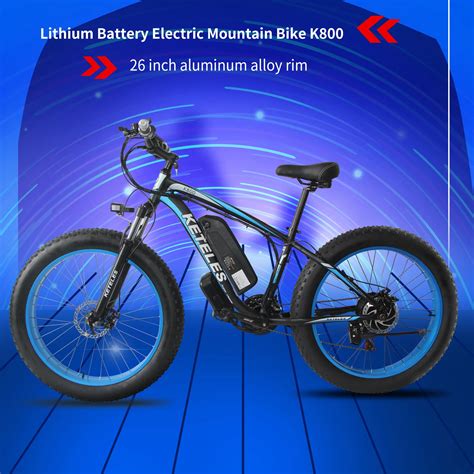 1000W Electric Bike - 1000 Watt Fat Tire 48V Ebike Bicycle