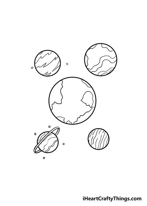 Share more than 85 solar system planet sketch latest - seven.edu.vn