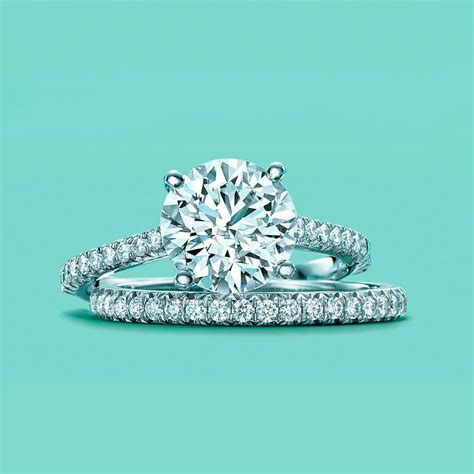 Dream Engagement Ring~ Classic and Round with Diamond Band: Tiffany Novo Tiffany & Co Engage ...